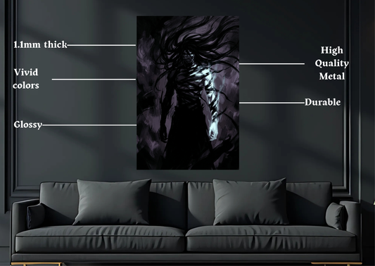 Bleach Final Getsuga Metal Poster-Anime Wall Decor