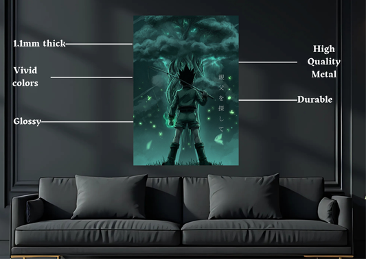 HxH Gon Metal Poster-Anime Wall Decor