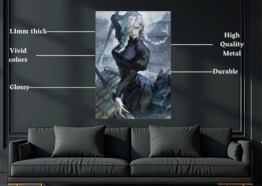 JJK Mei Mei Metal Poster-Anime Wall Decor