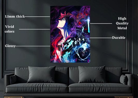 Solo Leveling Metal Poster-Anime Wall Decor