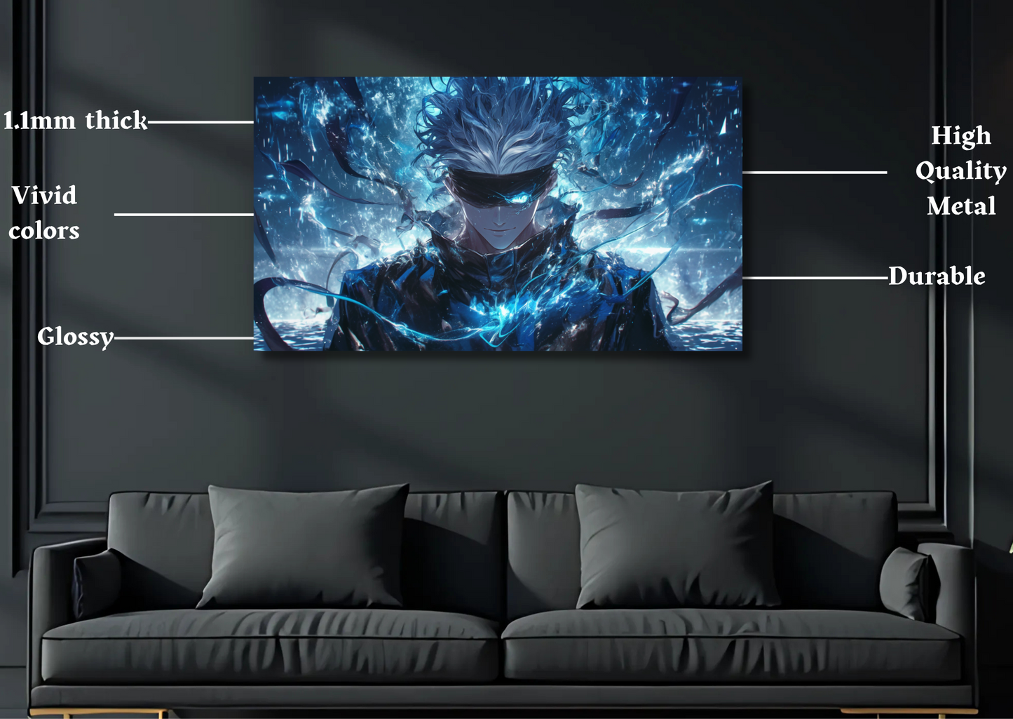 Gojo HP Metal Poster