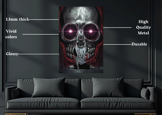 Hunter x hunter Netero Metal Poster-Anime l Wall art