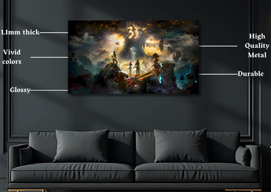 Expedition 33 Metal Poster-Gaming l Wall art