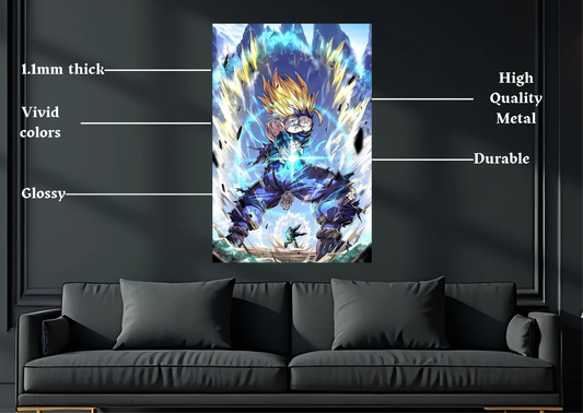 Dragonball Gohan Metal Poster-Anime Wall art