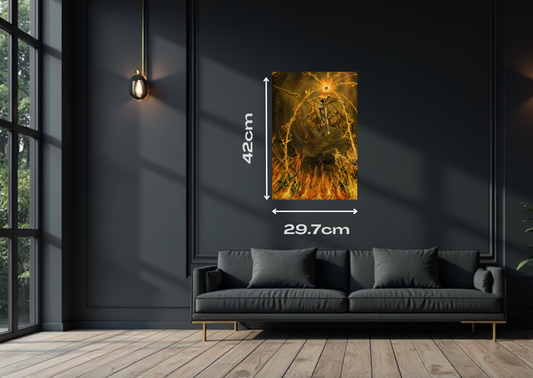 Elden Ring Midra Metal Poster-Gaming Wall Decor