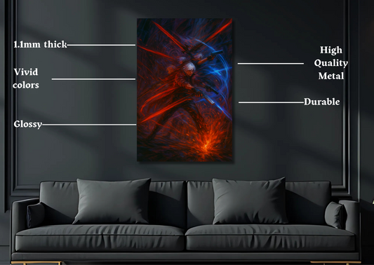 Devil may cry Dante Metal Poster-Gaming Wall Decor