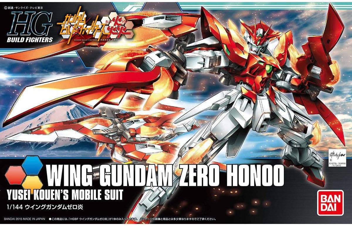 HG BF #33 Wing Gundam Zero Honoo
