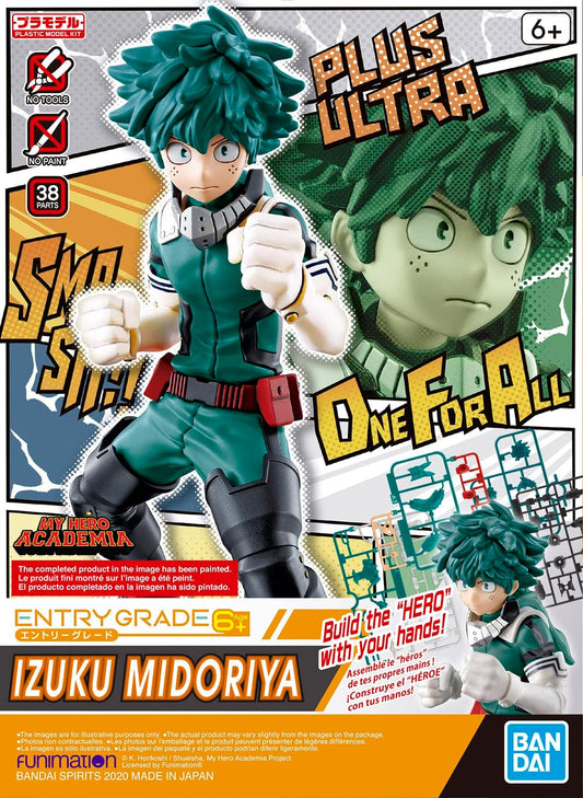 Entry Grade Izuku Midoriya from My Hero Academia