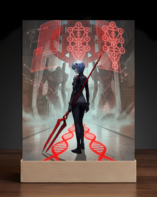 Evangelion Rei LED Nightlight-Anime Desk Decor