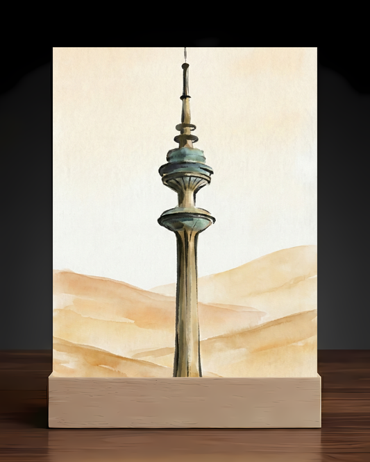 Kuwait Liberation Tower LED Nightlight-Gaming Desk Decor