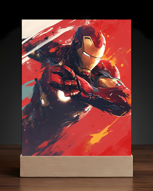 Avengers Ironman LED Nightlight-Marvel Desk Decor