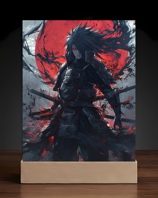 Naruto Madara Acrylic LED Nightlight-Anime Desk Decor