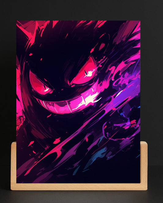 Pokemon Gengar Acrylic LED Nightlight-Gaming Desk Decor