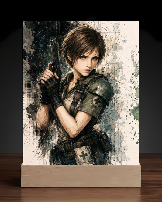 Resident Evil Rebecca LED Nightlight-Gaming Desk Decor