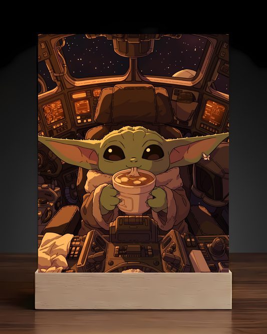 Star Wars Baby Yoda LED Nightlight-SciFi Desk Decor