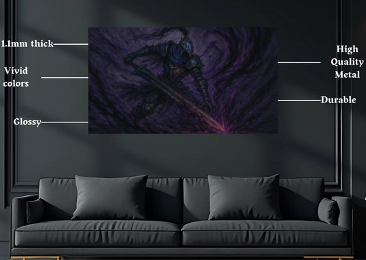 Dark Souls Artorias Metal Poster-Gaming Wall Decor