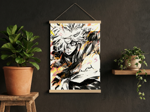 Hell's Paradise Gabimaru Scroll -Anime Wall Decor