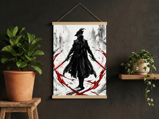 Bloodborne Lady Maria Scroll -Gaming Wall Decor