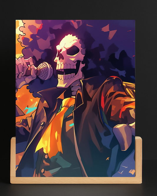 One Piece Brook Acrylic LED Nightlight-Anime Desk Decor