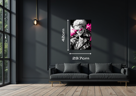 One Piece Doflamingo Metal Poster-Anime Wall Decor