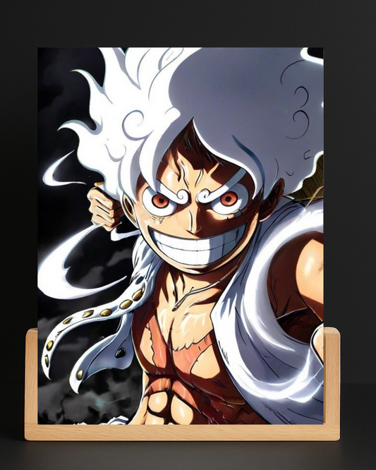 One Piece Gear 5 Luffy Acrylic LED Nightlight-Anime Desk Decor