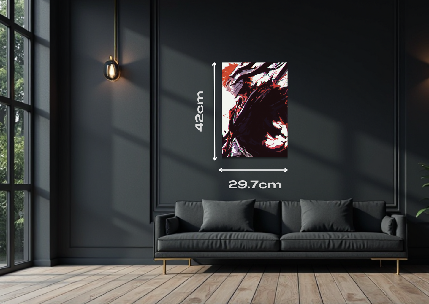 Ichigo hollowfication Metal Poster
