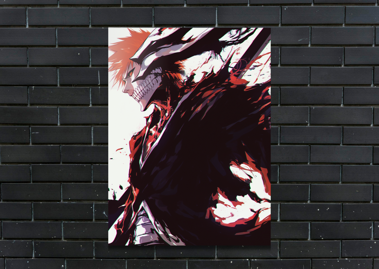 Ichigo hollowfication Metal Poster