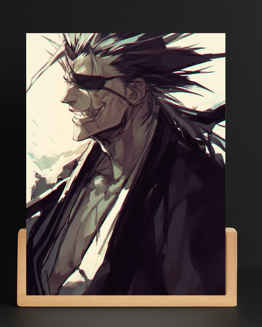Bleach Kenpachi Acrylic LED Nightlight-Anime Desk Decor