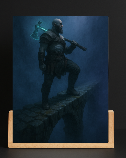 God of War Kratos Acrylic LED Nightlight-Gaming Desk Decor