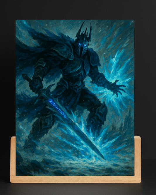 Warcraft Lich King Acrylic LED Nightlight-Gaming Desk Decor
