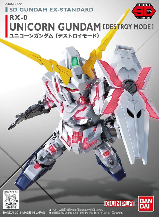 SD EX Standard #05 Unicorn Gundam Destroy Mode