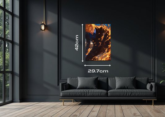 One Piece Sanji Metal Poster-Anime Wall Decor