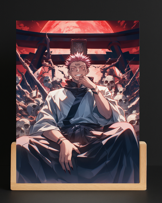 JJK Sukuna Acrylic LED Nightlight-Anime Desk Decor