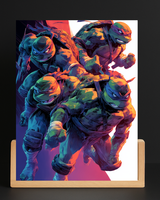 TMNT Acrylic LED Nightlight-Desk Decor