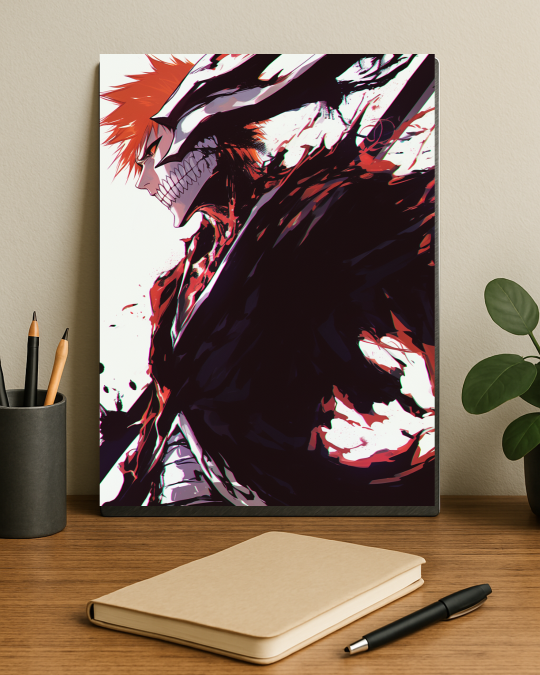 Ichigo hollowfication Metal Poster