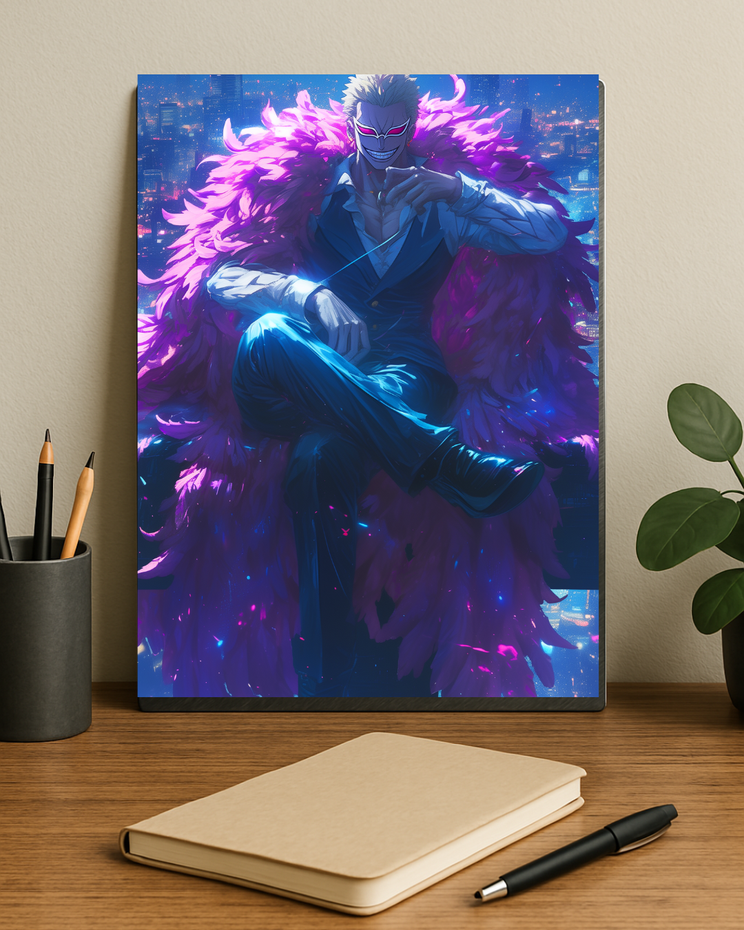 Doflamingo city Metal Poster