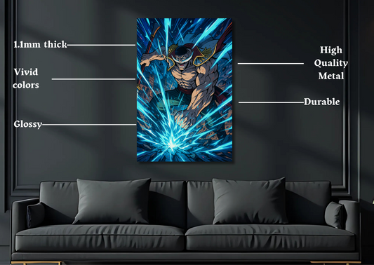 One Piece Whitebeard Metal Poster-Anime Wall Decor