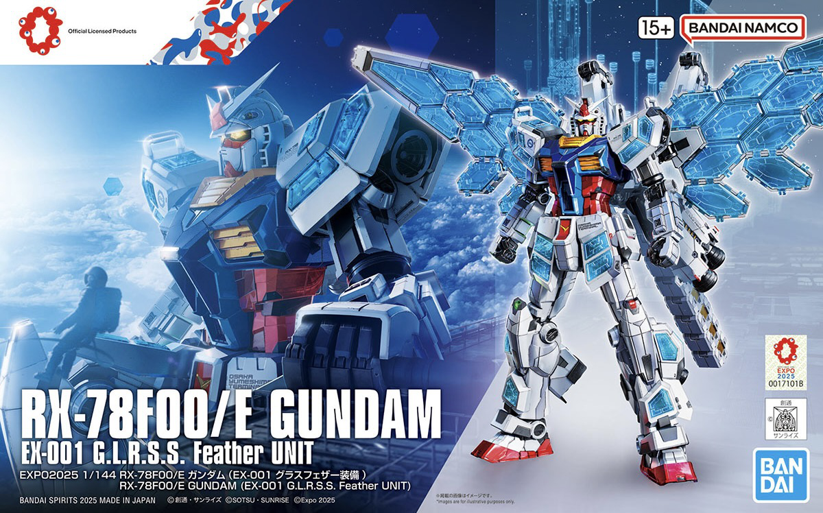 EXPO2025 RX-78F00/E Gundam (EX-001 Glass Feather)