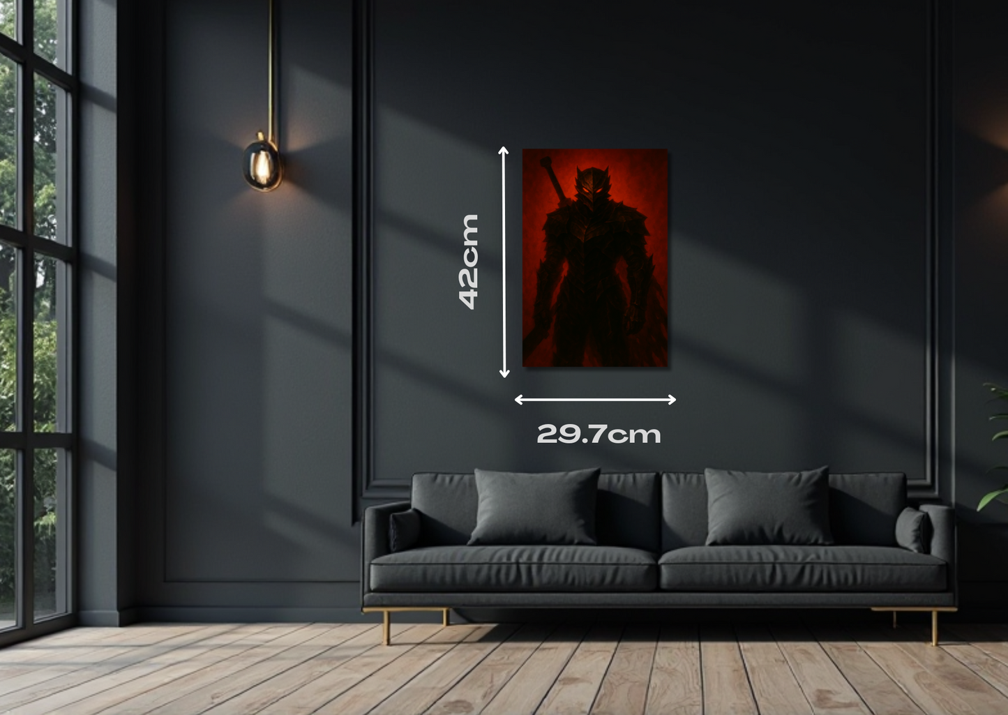 Berserker armor Metal Poster