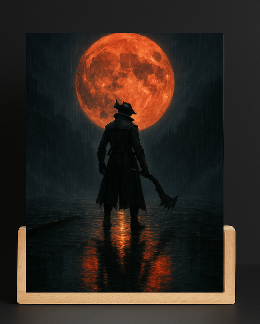Bloodborne Hunter Acrylic LED Nightlight-Gaming Desk Decor