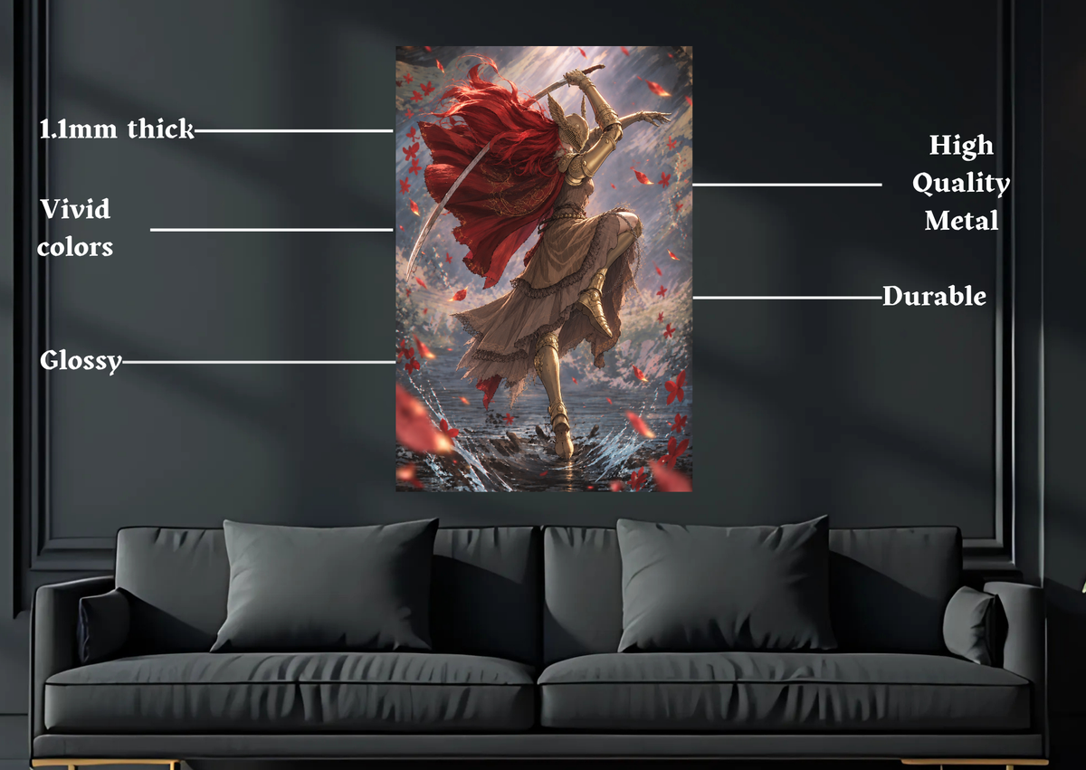 Elden Ring Malenia metal poster product details