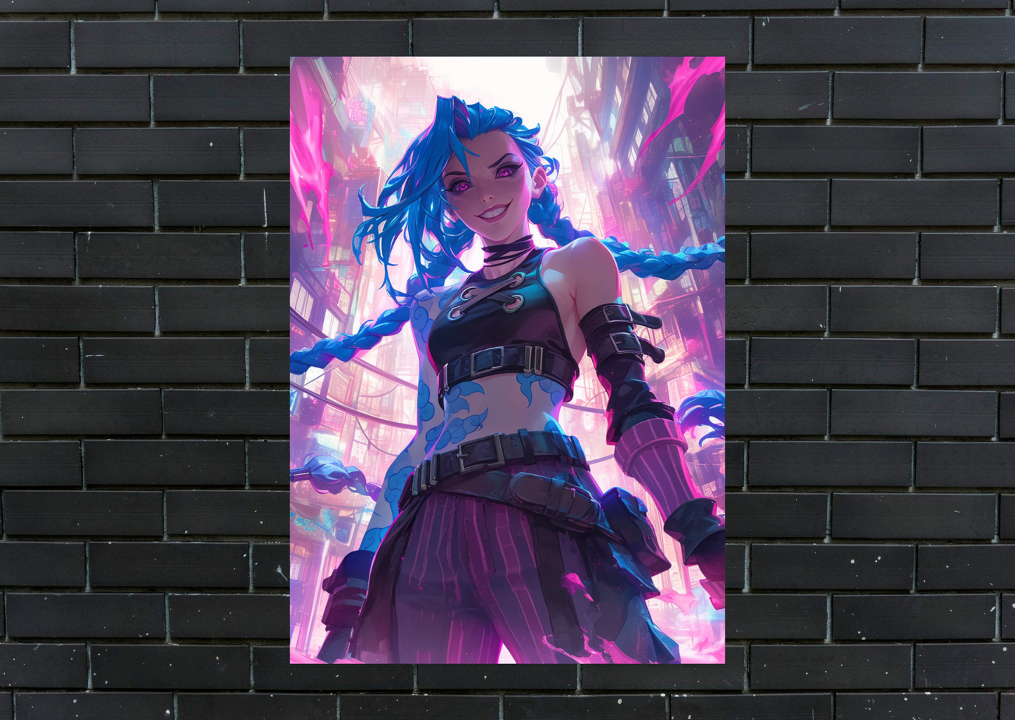 Jinxs Cyber Metal Poster