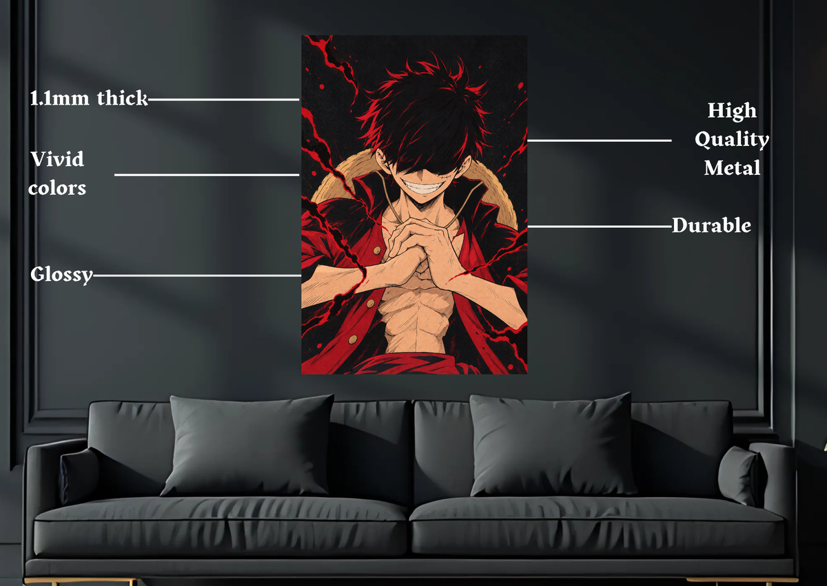 Jujutsu Kaisen Megumi Fushiguro metal poster product details