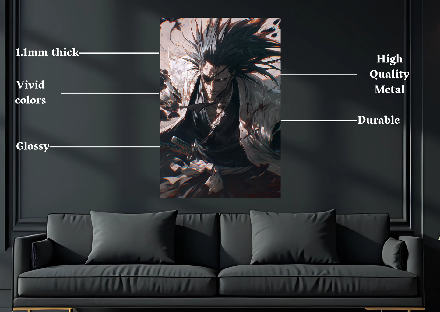 Zaraki Metal Poster