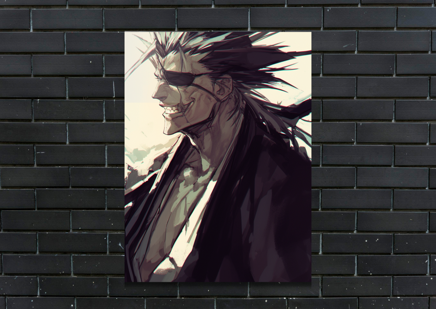 Zaraki Kenpachi Metal Poster
