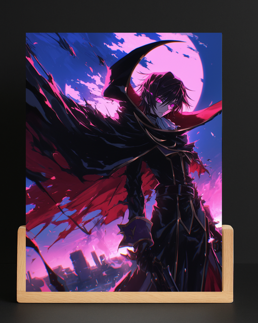 Cod Geass Lelouch Acrylic LED Nightlight-Anime Desk Decor