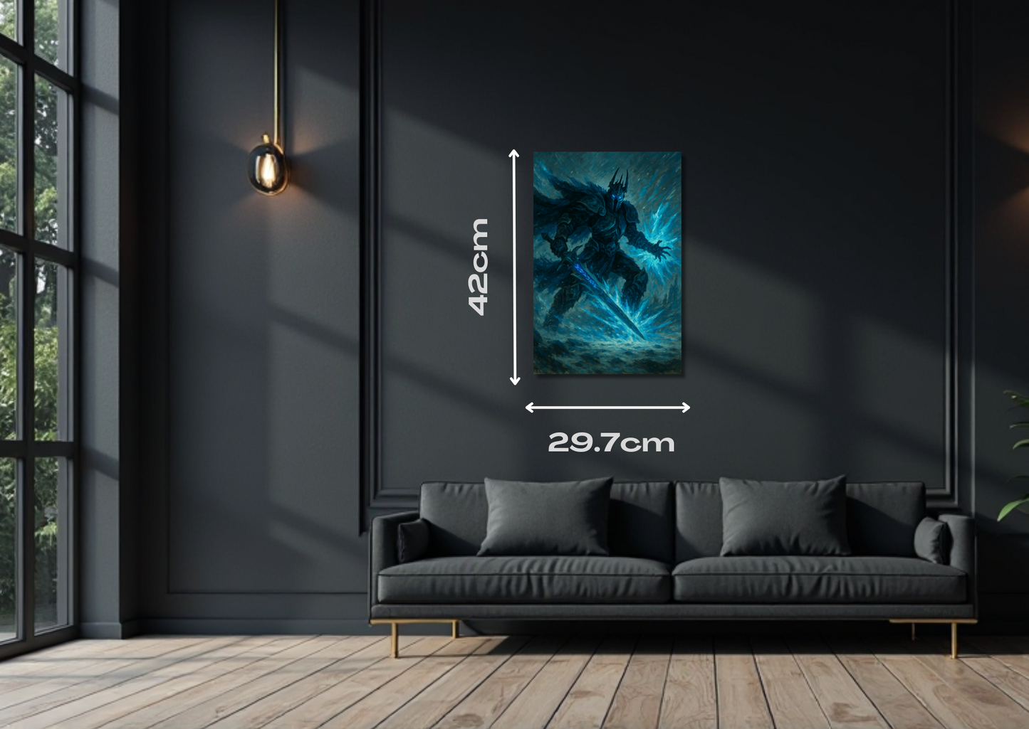 Lich King Metal Poster