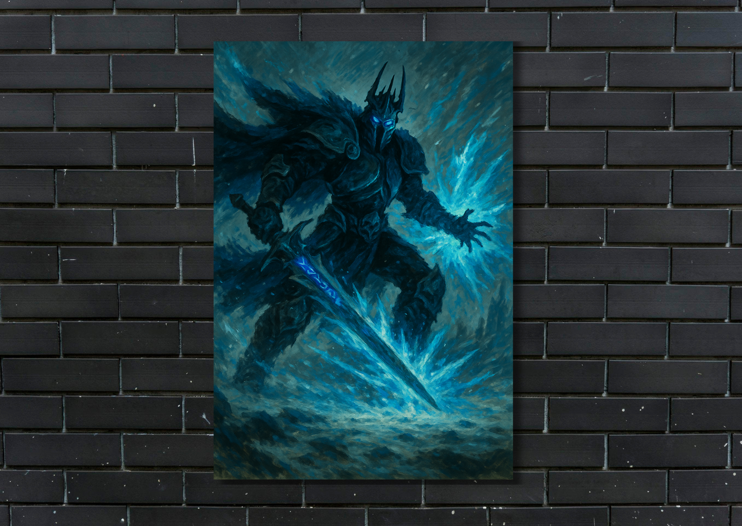Lich King Metal Poster
