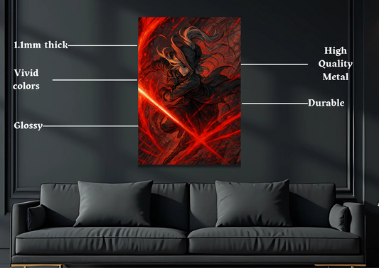 Bloodborne Lady Maria Metal Poster-Gaming Wall Decor