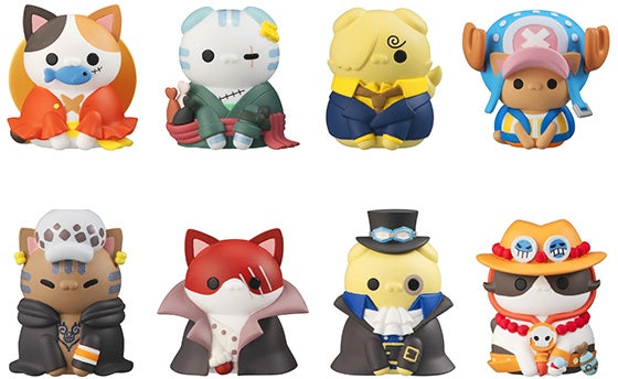 MEGA CAT PROJECT One Piece Nyan Piece Nyan! I Will Become the Pirate King Nyan! 1Box (8pcs)